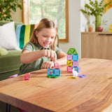 Magna Tiles MicroMAGS Travel Set van 24 stuks, Spring Garden