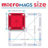 Magna Tiles MicroMAGS Travel Set van 26 stuks