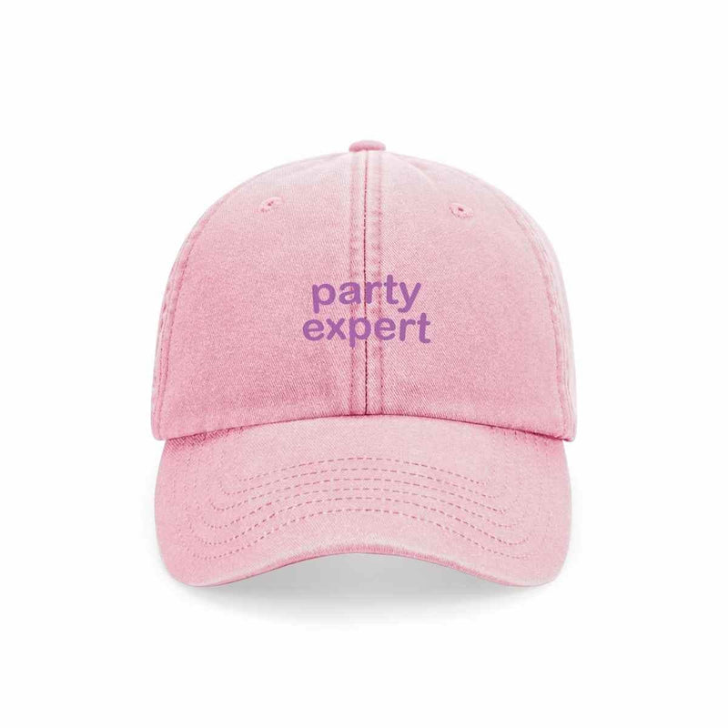 Maksimo DAD CAP Vintage roze Pet met quote, party expert