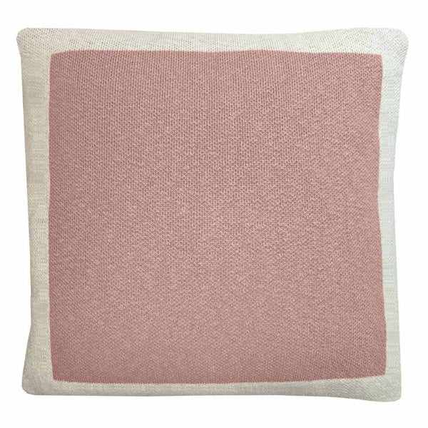 Malagoon POSTER Solid knitted kussen 50 x 50cm, Pink