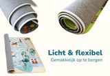 Mats & Joy Zachte Antislip Speelmat met Landkaart en Wegen 130 x 180 cm, België