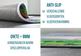 Mats & Joy Zachte Antislip Speelmat met Vulkaan en Waterval 130 x 180 cm, Dino