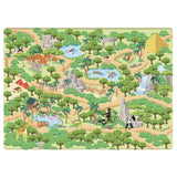 Mats & Joy Zachte Antislip Speelmat met Wilde Dieren 130 x 180 cm, Jungle Safari