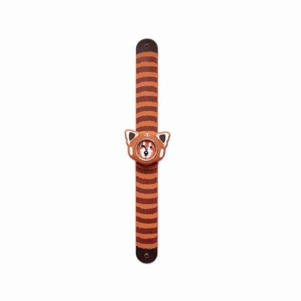 Mava Design TIME PALS Slap Watch Kinderhorloge, Rode Panda