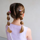 Mimi & Lula Set van 8 dunne haarelastiekjes met figuurtjes, Dreamy Unicorn