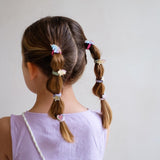 Mimi & Lula Set van 8 dunne haarelastiekjes met figuurtjes, Dreamy Unicorn