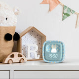 Mobility on Board BILLY CLOCK Wekker met Nachtlampje, Blue Flower – Limited Edition