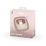 Mobility on Board BILLY CLOCK Wekker met Nachtlampje, Rainbow Leopard – Limited Edition