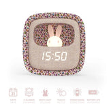 Mobility on Board BILLY CLOCK Wekker met Nachtlampje, Rainbow Leopard – Limited Edition