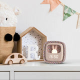 Mobility on Board BILLY CLOCK Wekker met Nachtlampje, Rainbow Leopard – Limited Edition