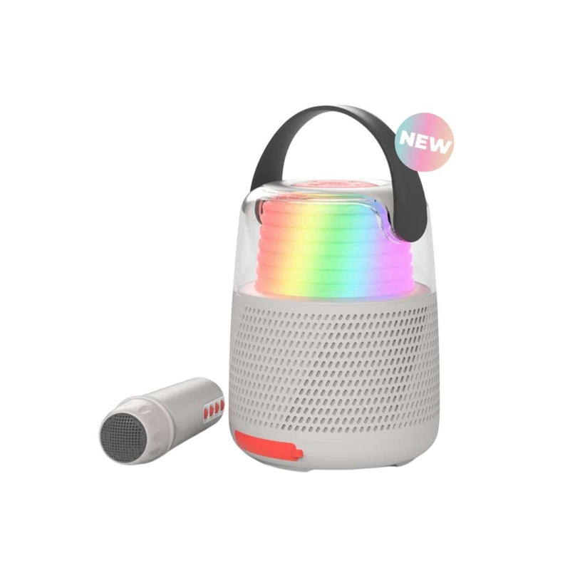 Mobility on Board Karaoke en Lichtgevende Speaker KS-80, Grijs