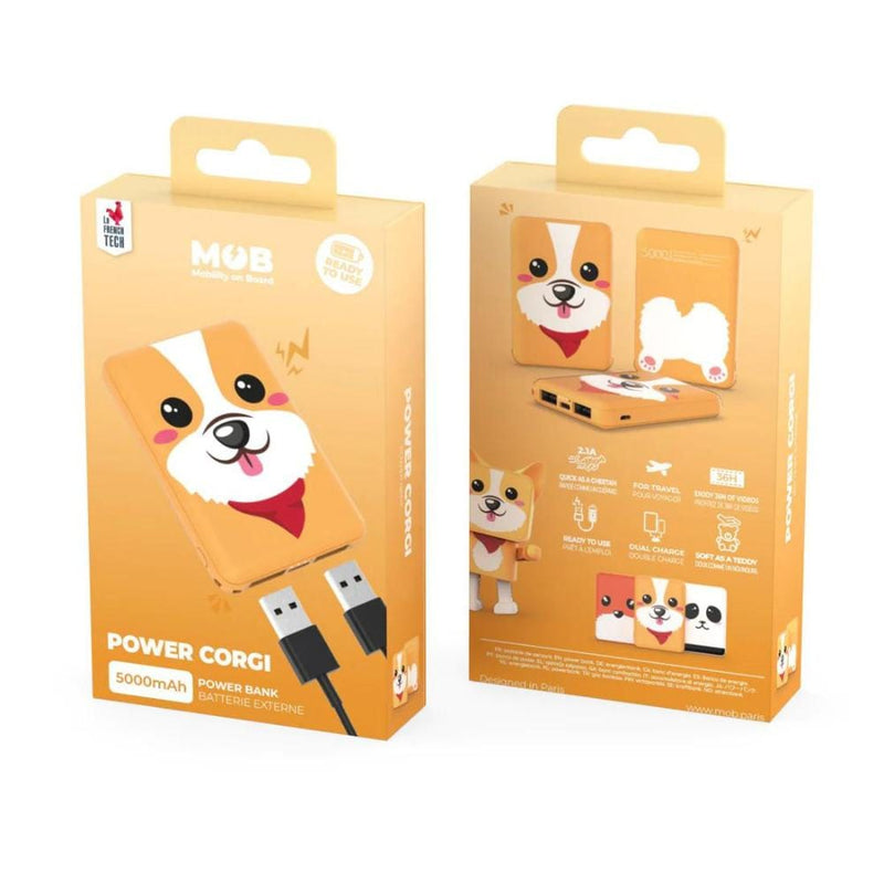 Mobility on Board POWER ANIMALS Powerbank, Corgi