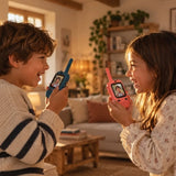 Mobility on Board TALKY VIDEO Set van 2 Video Walkietalkies voor Kinderen, Roze en Blauw