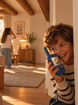 Mobility on Board TALKY VIDEO Set van 2 Video Walkietalkies voor Kinderen, Roze en Blauw