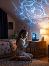 Mobility on Board WAVY LIGHT Sfeerlamp met Golfeffect en Bluetooth Speaker, Abyss