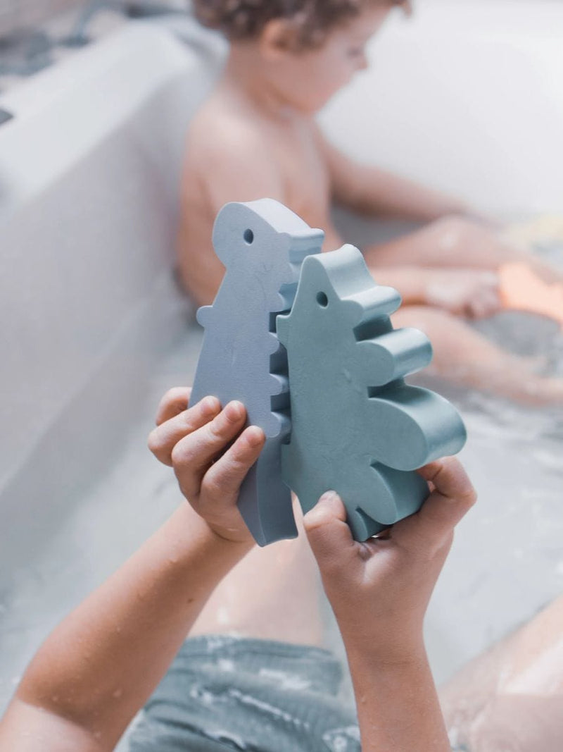 Moes Play WATERFUN DINO Waterspeelgoed set van 6 foam Dinosaurussen