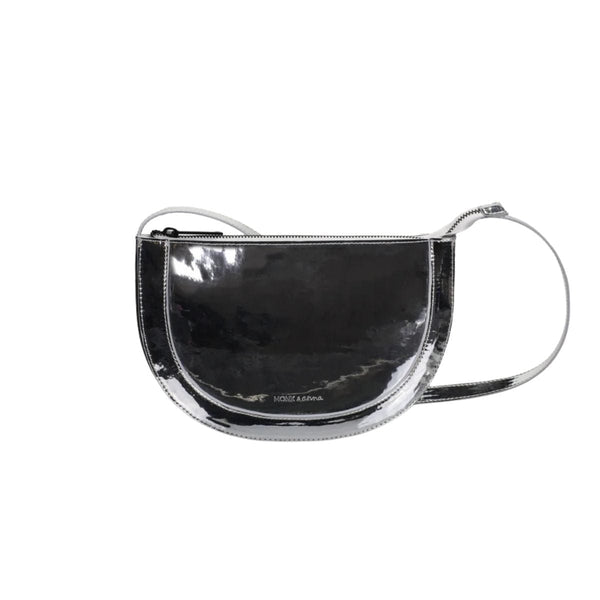 Monk and Anna FAROU half moon  Schoudertas, Silver