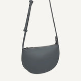 Monk and Anna FAROU half moon Vegan lederen Schoudertas, Ash