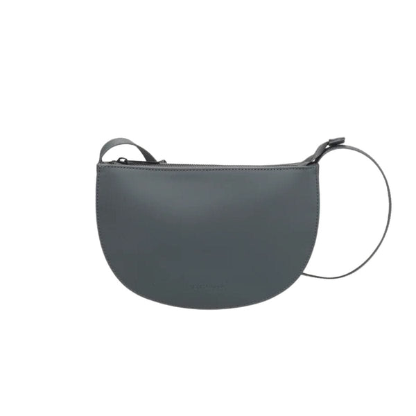 Monk and Anna FAROU half moon Vegan lederen Schoudertas, Ash
