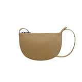 Monk and Anna FAROU half moon Vegan lederen Schoudertas, Wheat