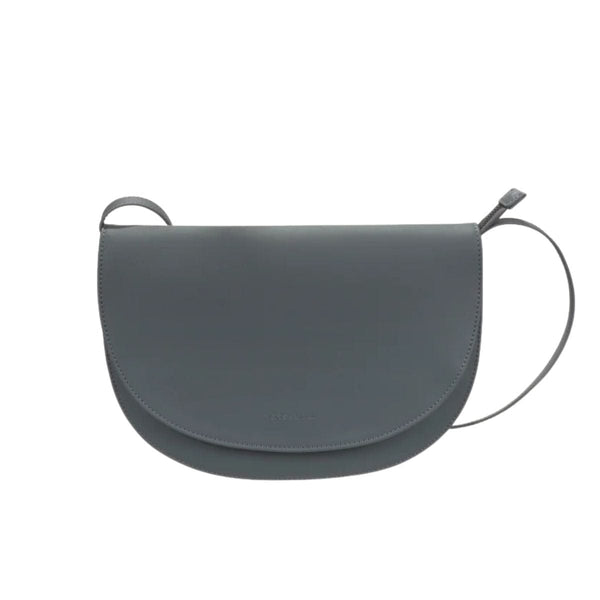 Monk and Anna SOMA half moon Vegan lederen Handtas, Ash