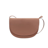 Monk and Anna SOMA half moon Vegan lederen Handtas, Clay