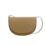 Monk and Anna SOMA half moon Vegan lederen Schoudertas, Wheat