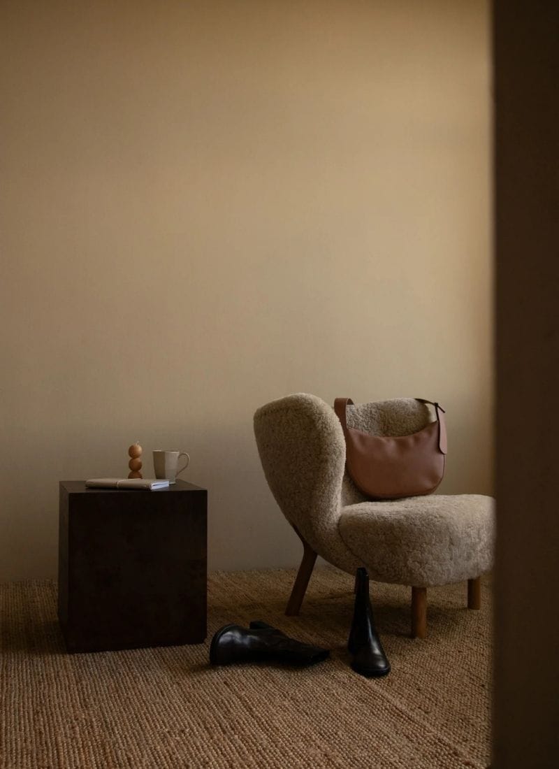 Monk and Anna UMI Vegan lederen Cross body Schoudertas, Clay