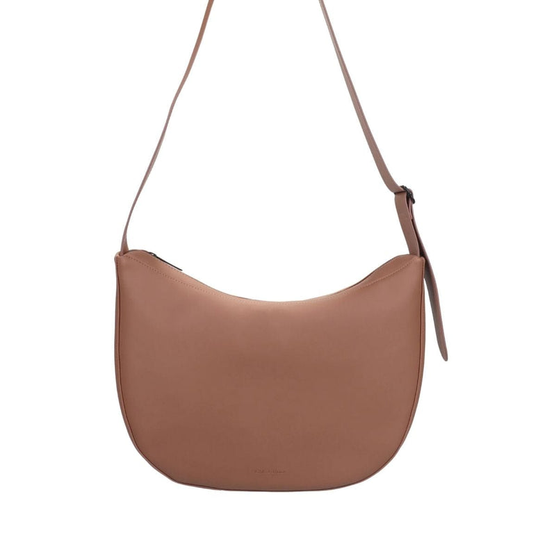 Monk and Anna UMI Vegan lederen Cross body Schoudertas, Clay