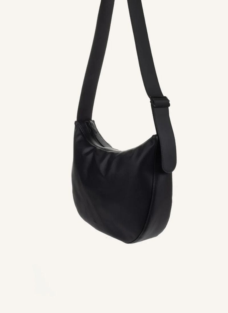 Monk and Anna UMI Vegan lederen Cross body Schoudertas, Zwart