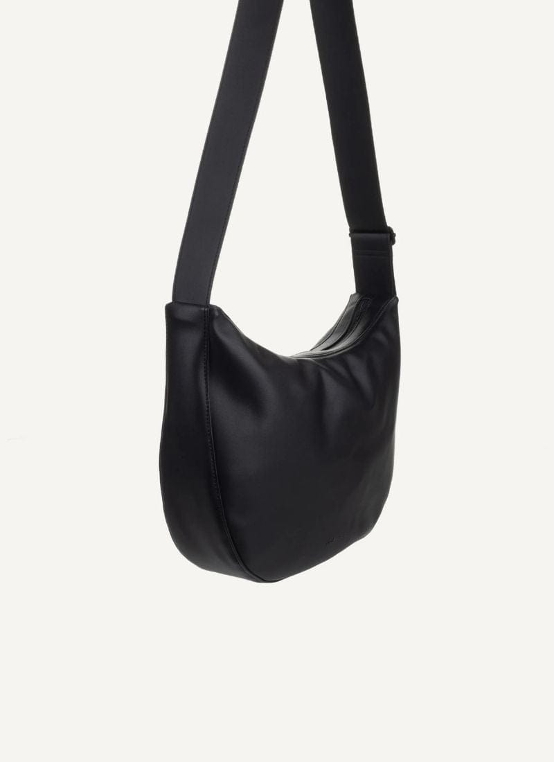 Monk and Anna UMI Vegan lederen Cross body Schoudertas, Zwart