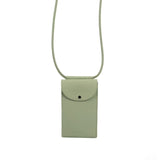 Monk and Anna Vegan lederen Phone Pouch, Peridot