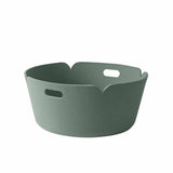 MUUTO RESTORE Round Basket Dusty Green