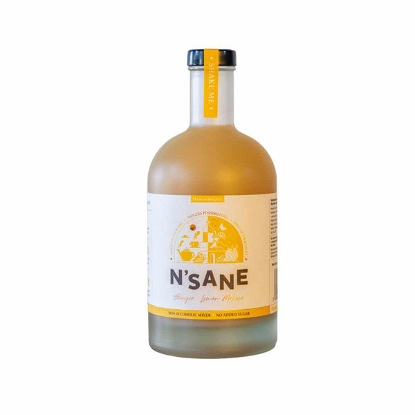 N'SANE Alcoholvrije Mixer Ginger - Lemon Melisse, 70cl