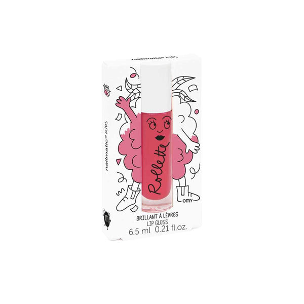 Nailmatic ROLETTE Roll-on Lipgloss voor kinderen, Framboos