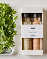 Nicolas Vahé Giftset met 2 Zoutmolens, Parmezaan-Basilicum & Chili