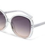 Okkia ANNA Zonnebril, Clear - Black/Pink gradient