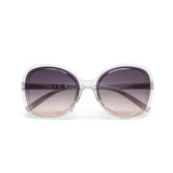 Okkia ANNA Zonnebril, Clear - Black/Pink gradient