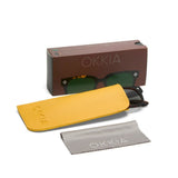 Okkia GIOVANNI Zonnebril, Havana Black - Green