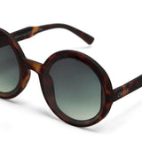 Okkia MONICA Zonnebril, Classic Havana - Gradient green