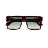 Okkia TOKYO Zonnebril, Classic Havana - Green gradient