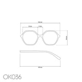 Okkia VENEZIA Leesbril, Classic Havana