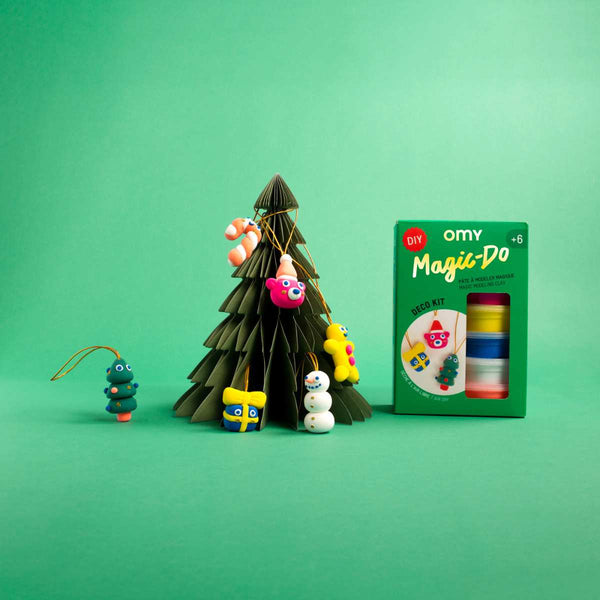 OMY MAGIC-DO Boetseerklei kit, Kerstboom decoratie