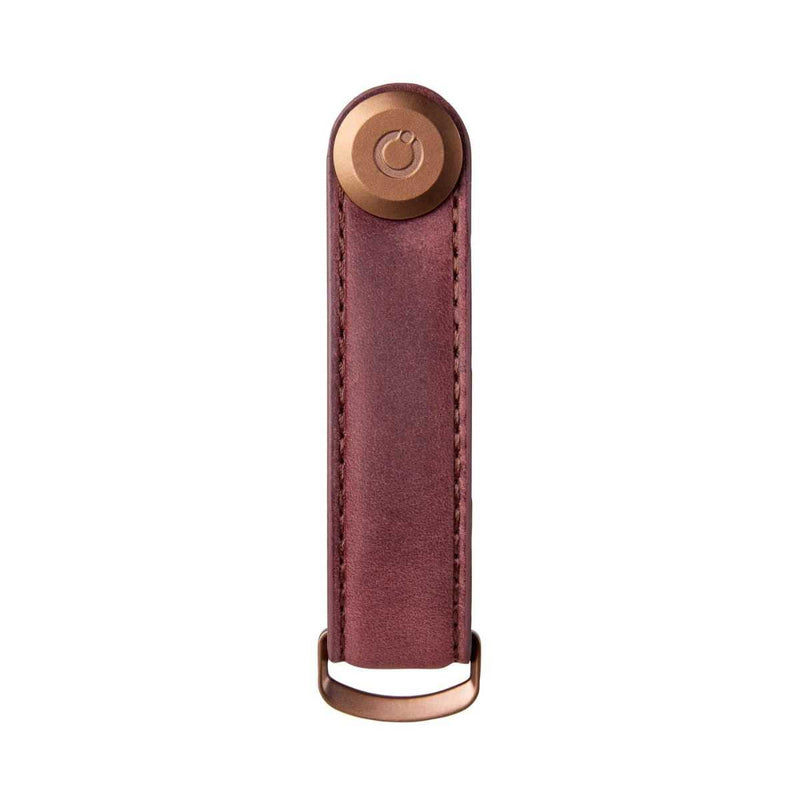 Orbitkey CRAZY HORSE Sleutelhanger Leather, Mulled Wine