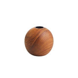 Original Home Kaarsenhouder van gerecycleerd hout, Ball Medium