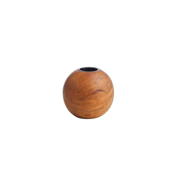 Original Home Kaarsenhouder van gerecycleerd hout, Ball Small
