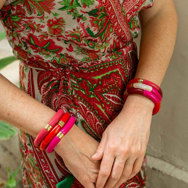 Parabaya PIPOCA Armband - A dos de chameau, Guarana Mono