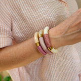 Parabaya PIPOCA Armband - La vie en rose, Rosa