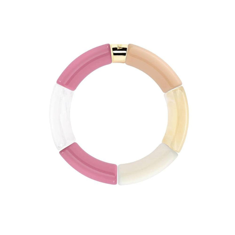 Parabaya PIPOCA Armband - La vie en rose, Rosa Rosa 1