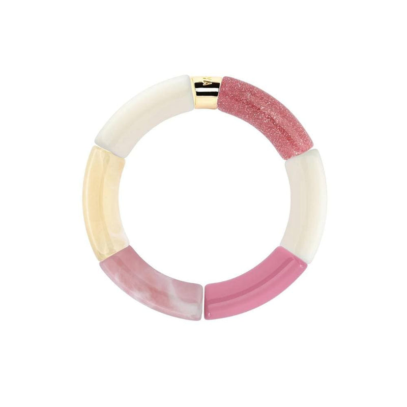 Parabaya PIPOCA Armband - La vie en rose, Rosa Rosa 3